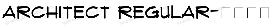 Architect Regular字体转换